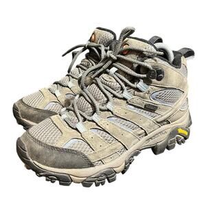 Merrell Women's Moab 2 Mid Waterproof Hiking Boot Outdoor Hiking Size 6.5